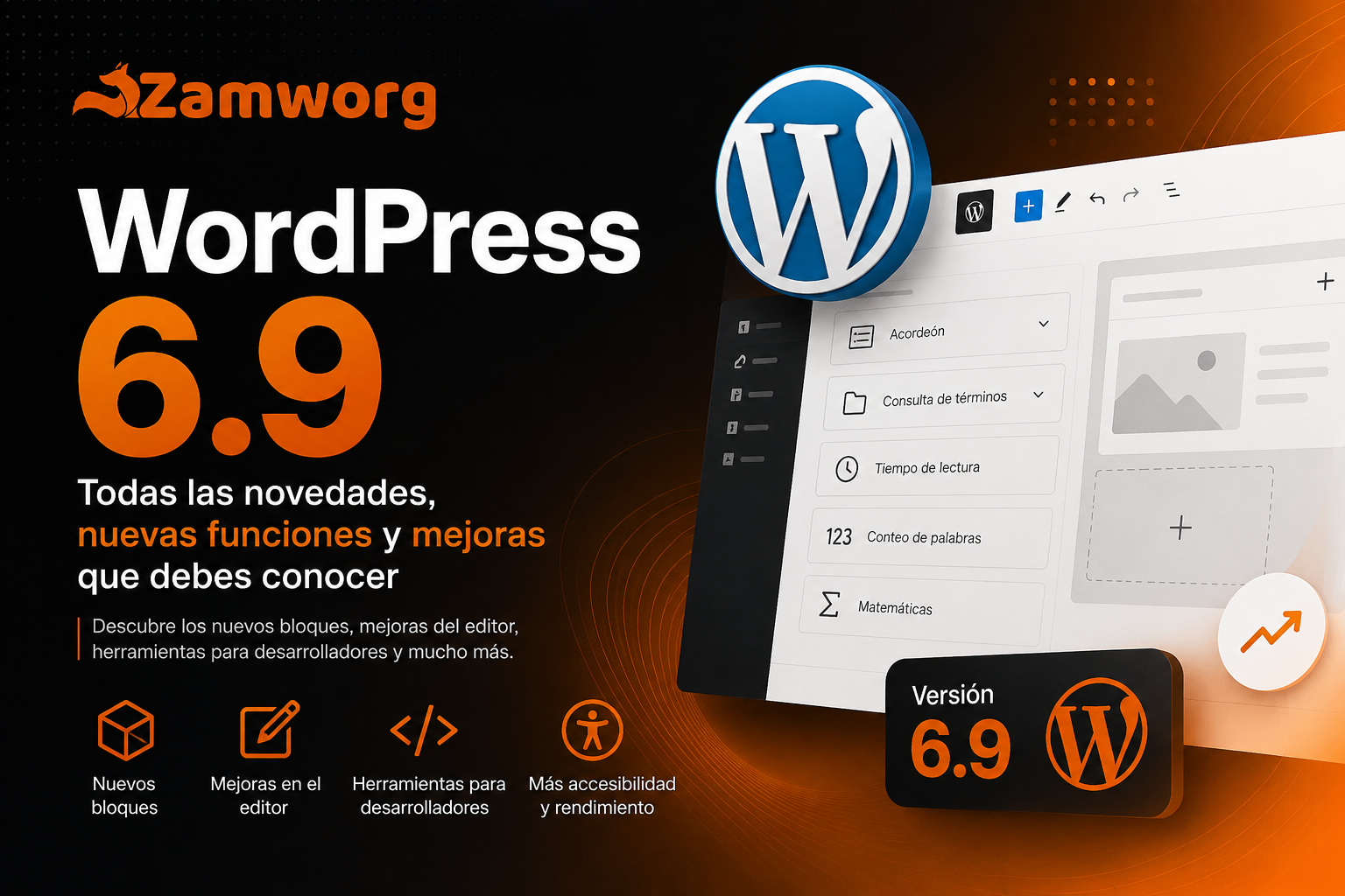 WordPress 6.9: todas las novedades, nuevas funciones y mejoras que debes conocer