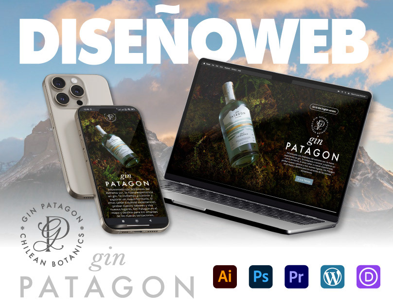 Landing Page Gin Patagon